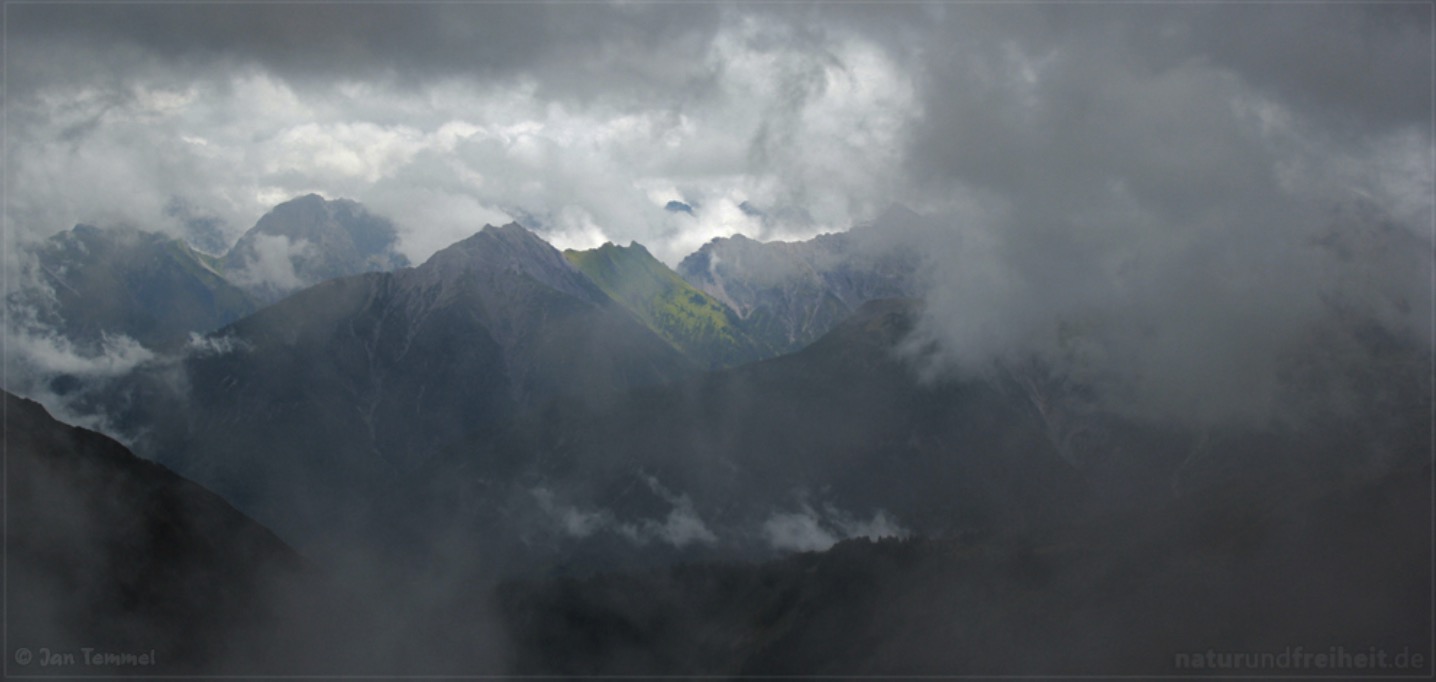 Orografisches Gewitter.
