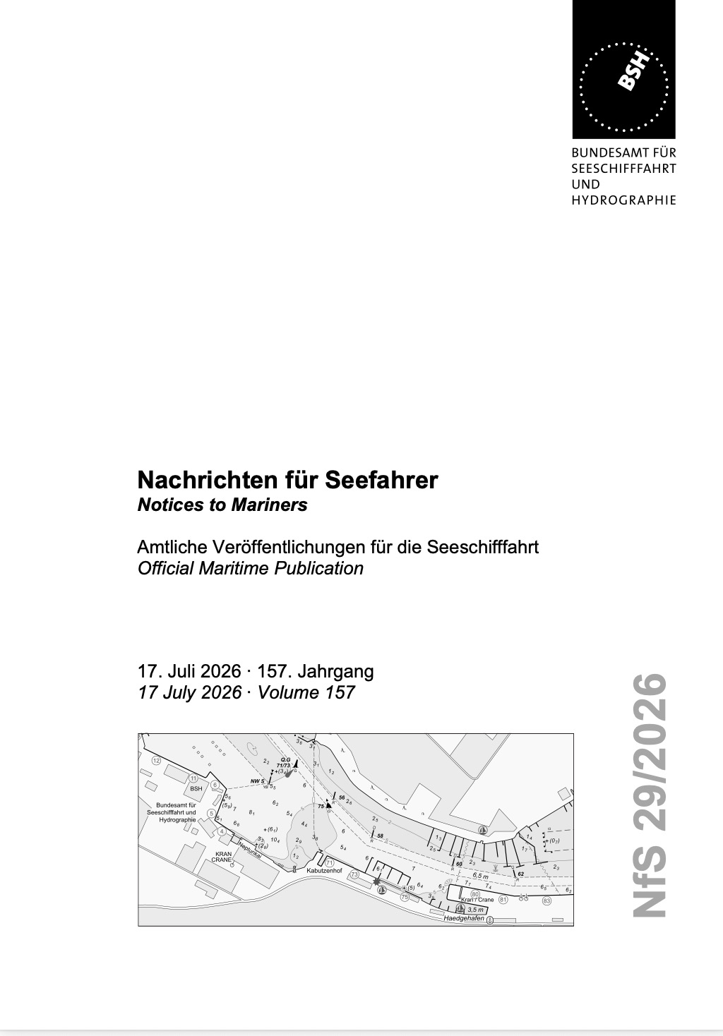 Nachrichten für Seefahrer (NfS).