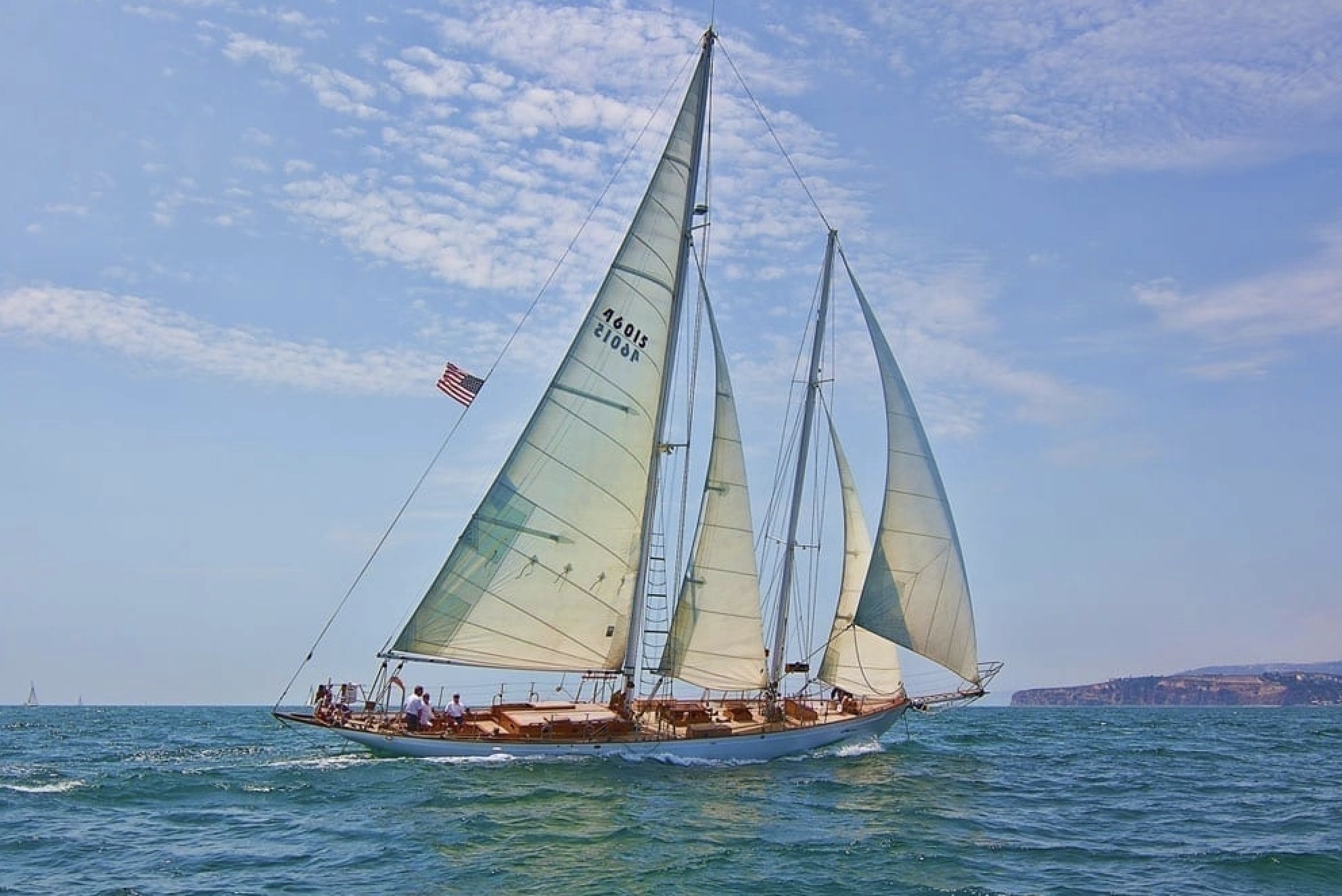 Schonertakelung gibt es nur noch bei historischen – zumeist sehr großen – Yachten.